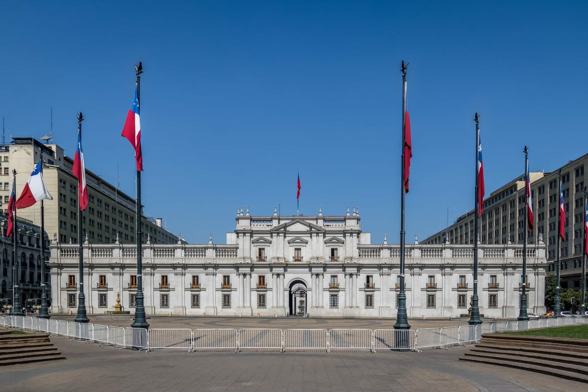 Palacio de La Moneda, Santiago, Chile.